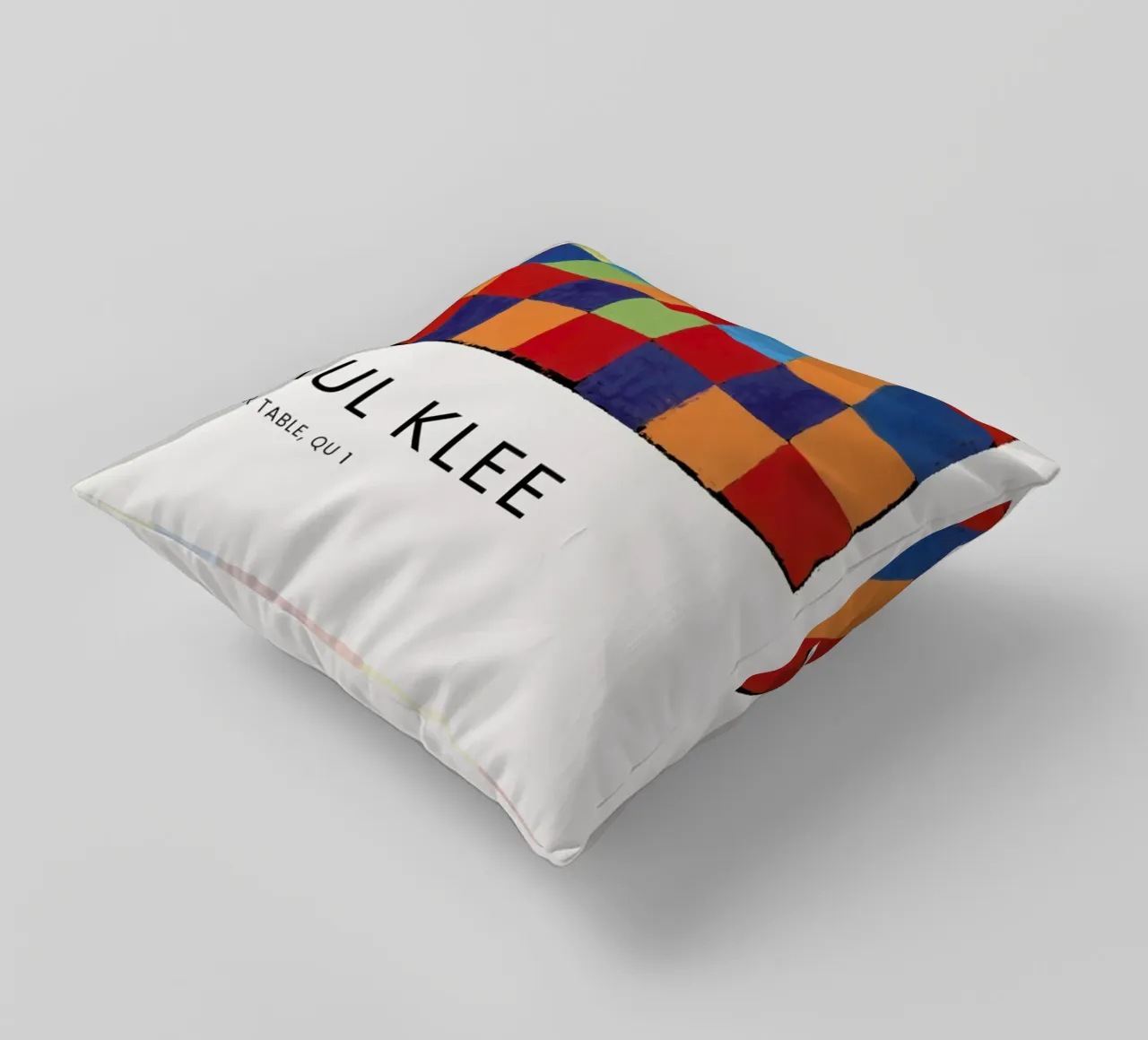 Klee - Colour Table, Qu 1 cuscino da Vintage by JUNIQE