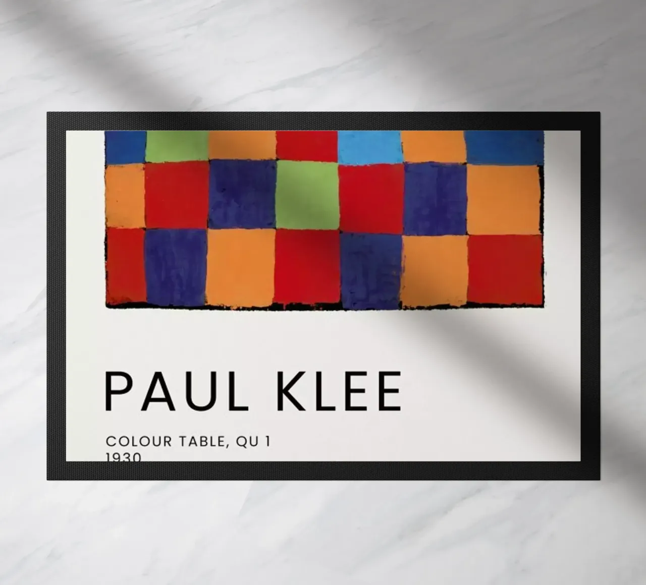 Klee - Colour Table, Qu 1 zerbino da Vintage by JUNIQE