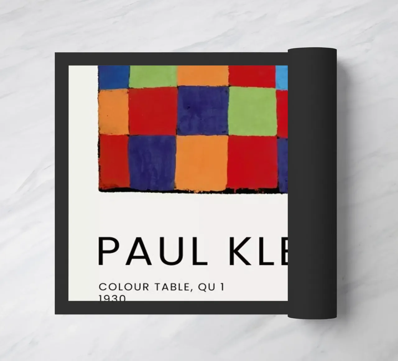 Klee - Colour Table, Qu 1 zerbino da Vintage by JUNIQE