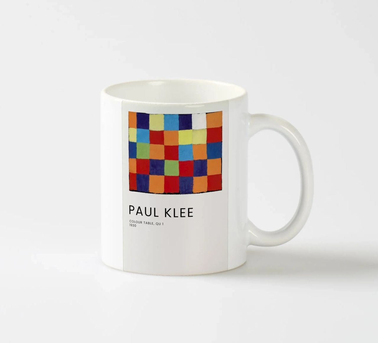 Klee - Colour Table, Qu 1 tazza in ceramica da Vintage by JUNIQE