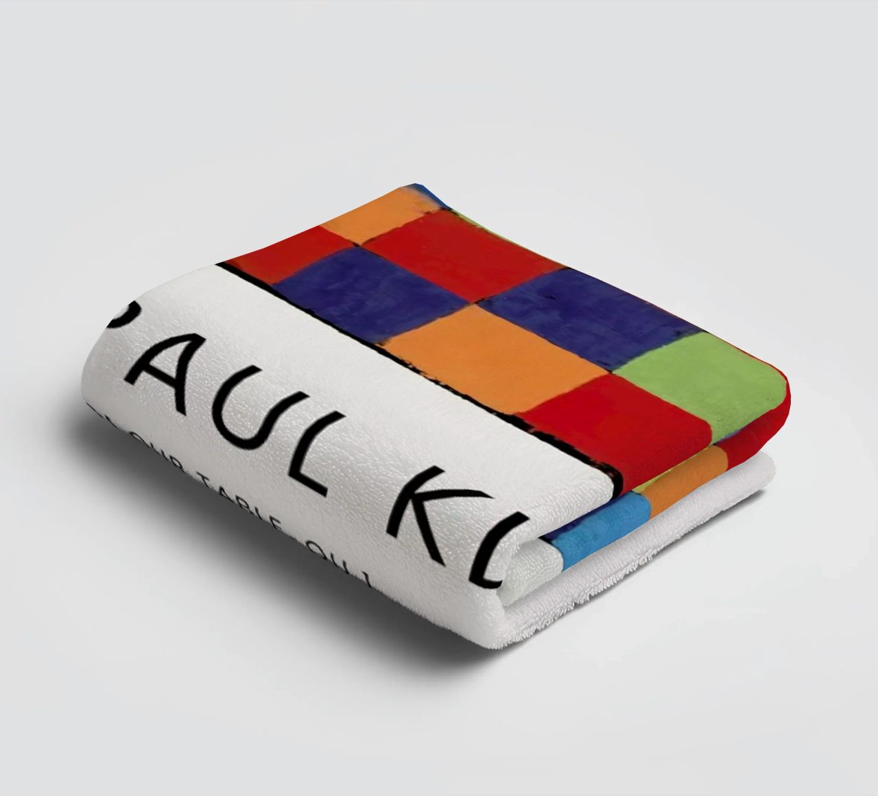 Klee - Colour Table, Qu 1 asciugamano da bagno da Vintage by JUNIQE