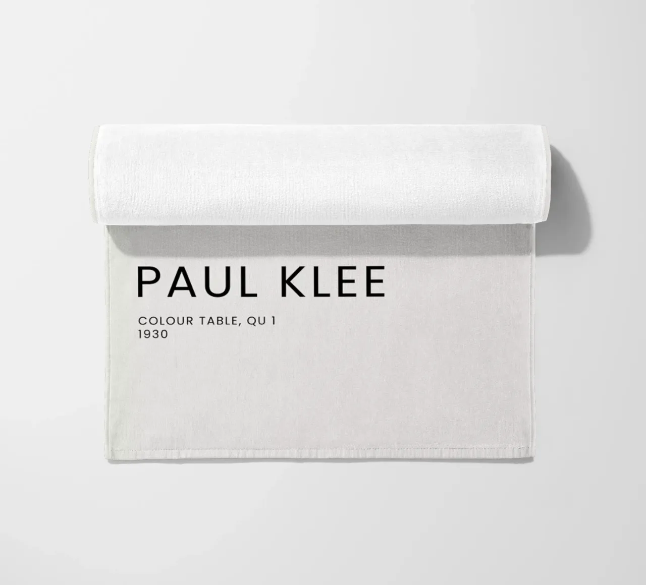 Klee - Colour Table, Qu 1 Strandtuch von Vintage by JUNIQE