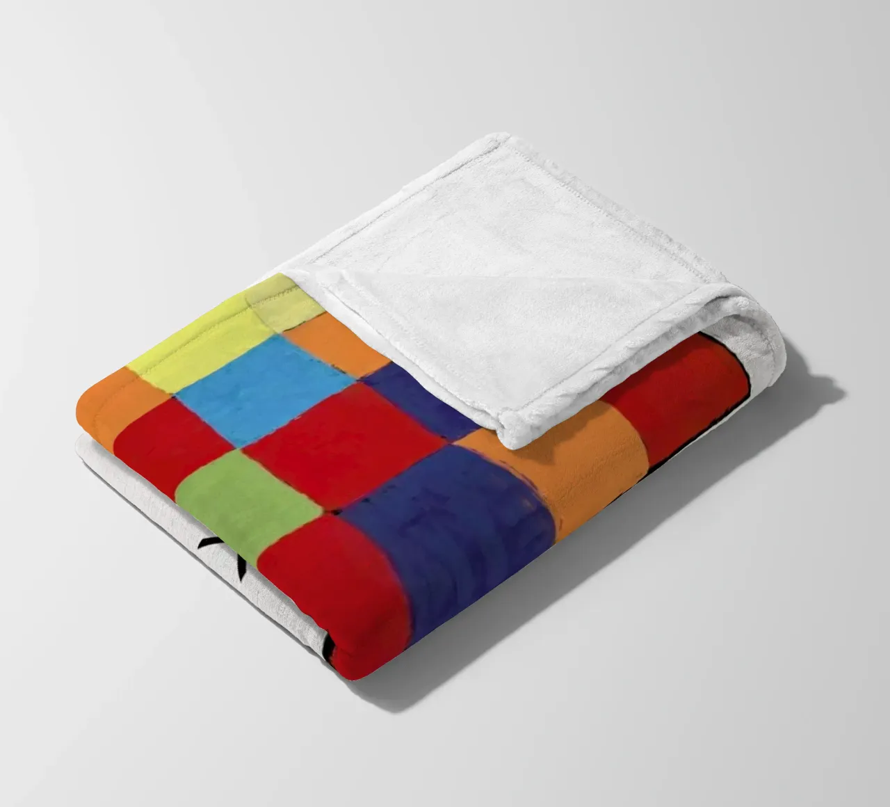 Klee - Colour Table, Qu 1 coperta in pile da Vintage by JUNIQE