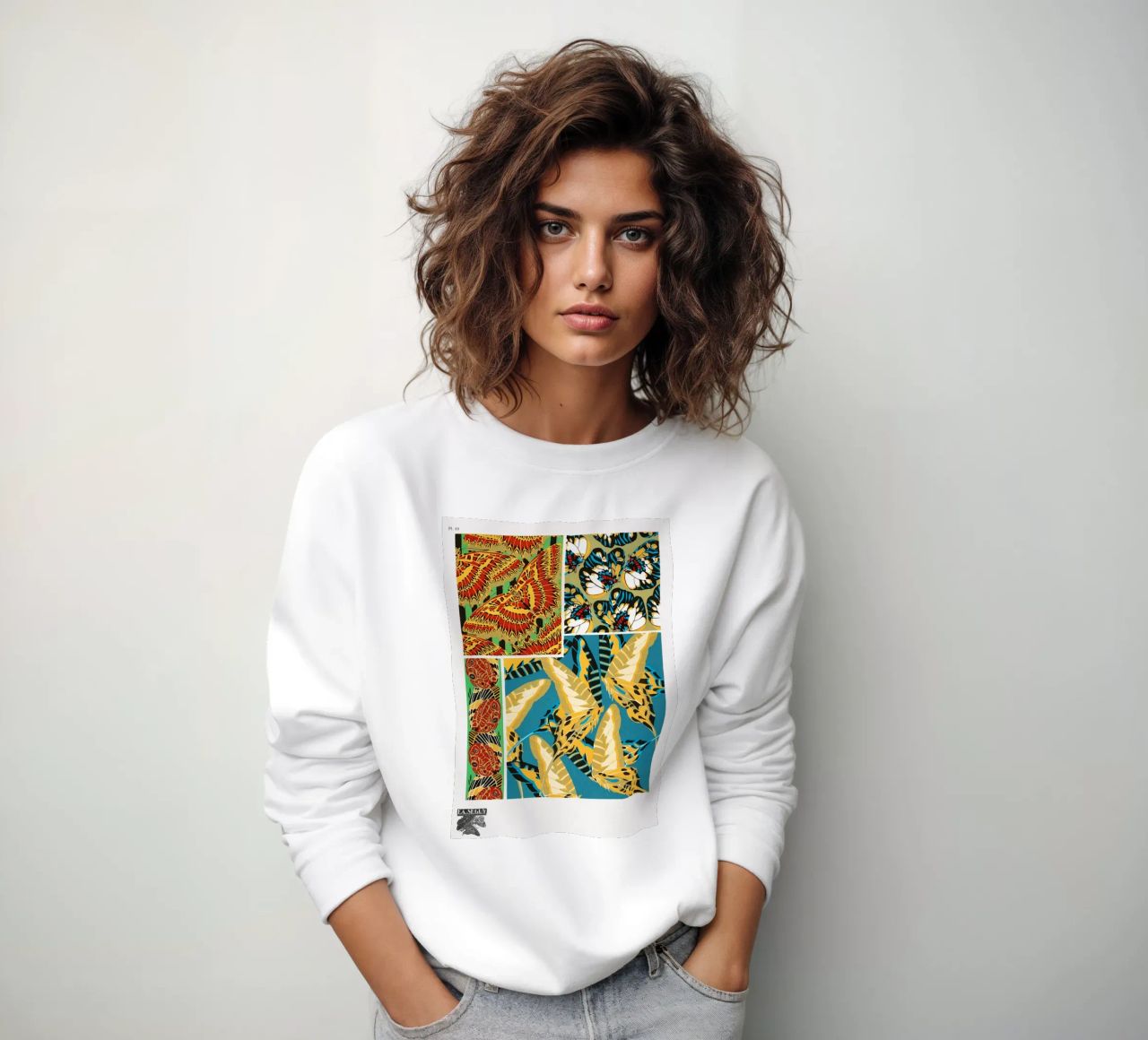 E.A. Séguy - 1925 Art Deco Butterflies Pattern from Papillon sweatshirt by ClubArt