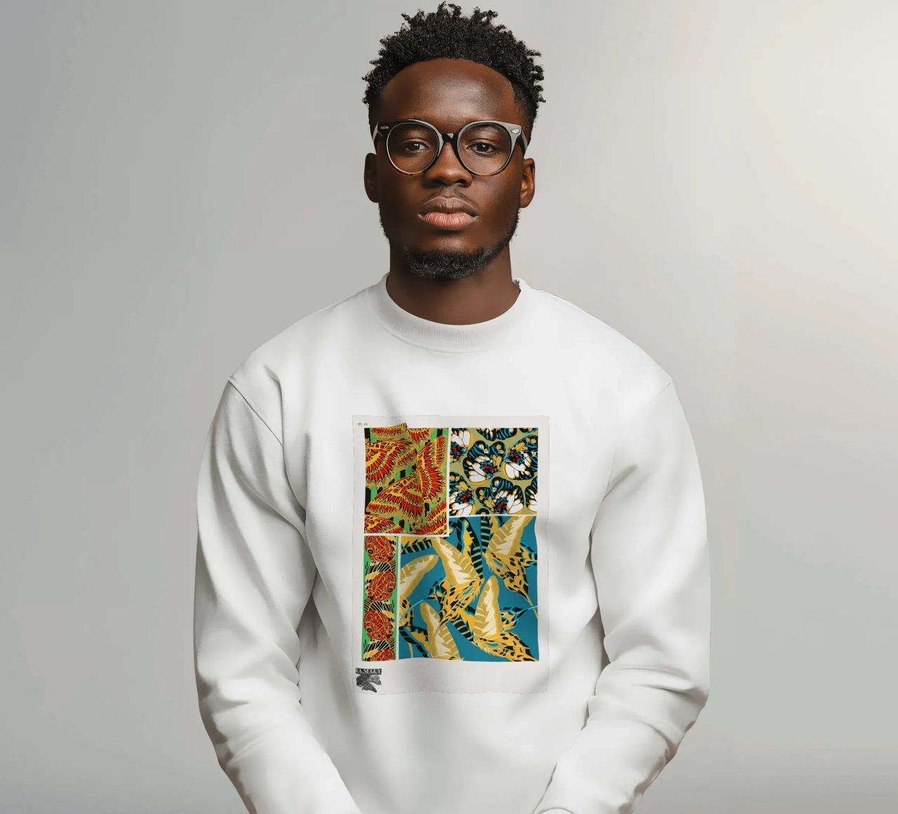 E.A. Séguy - 1925 Art Deco Butterflies Pattern from Papillon sweatshirt by ClubArt
