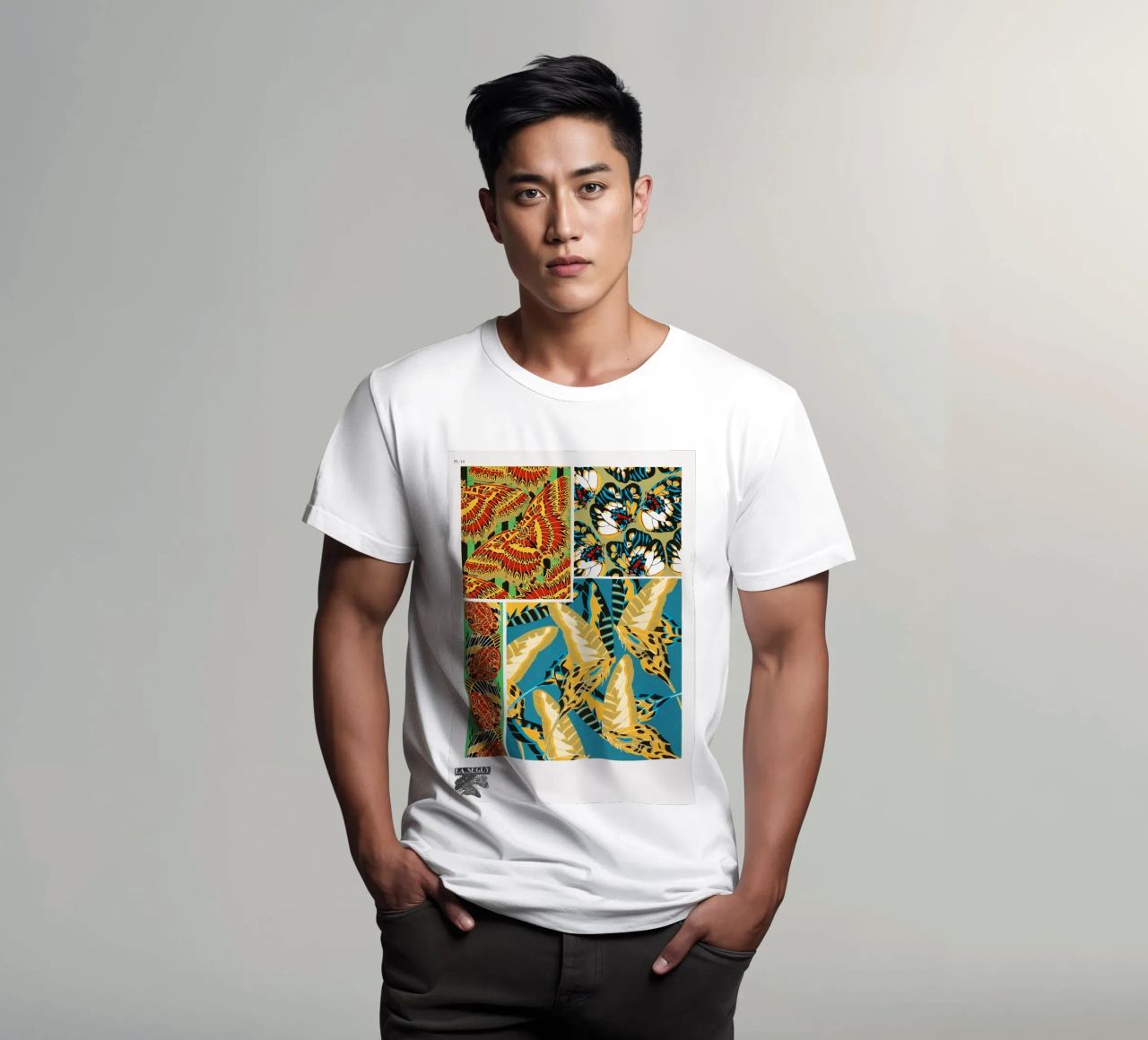 E.A. Séguy - 1925 Art Deco Butterflies Pattern from Papillon t-shirt by ClubArt