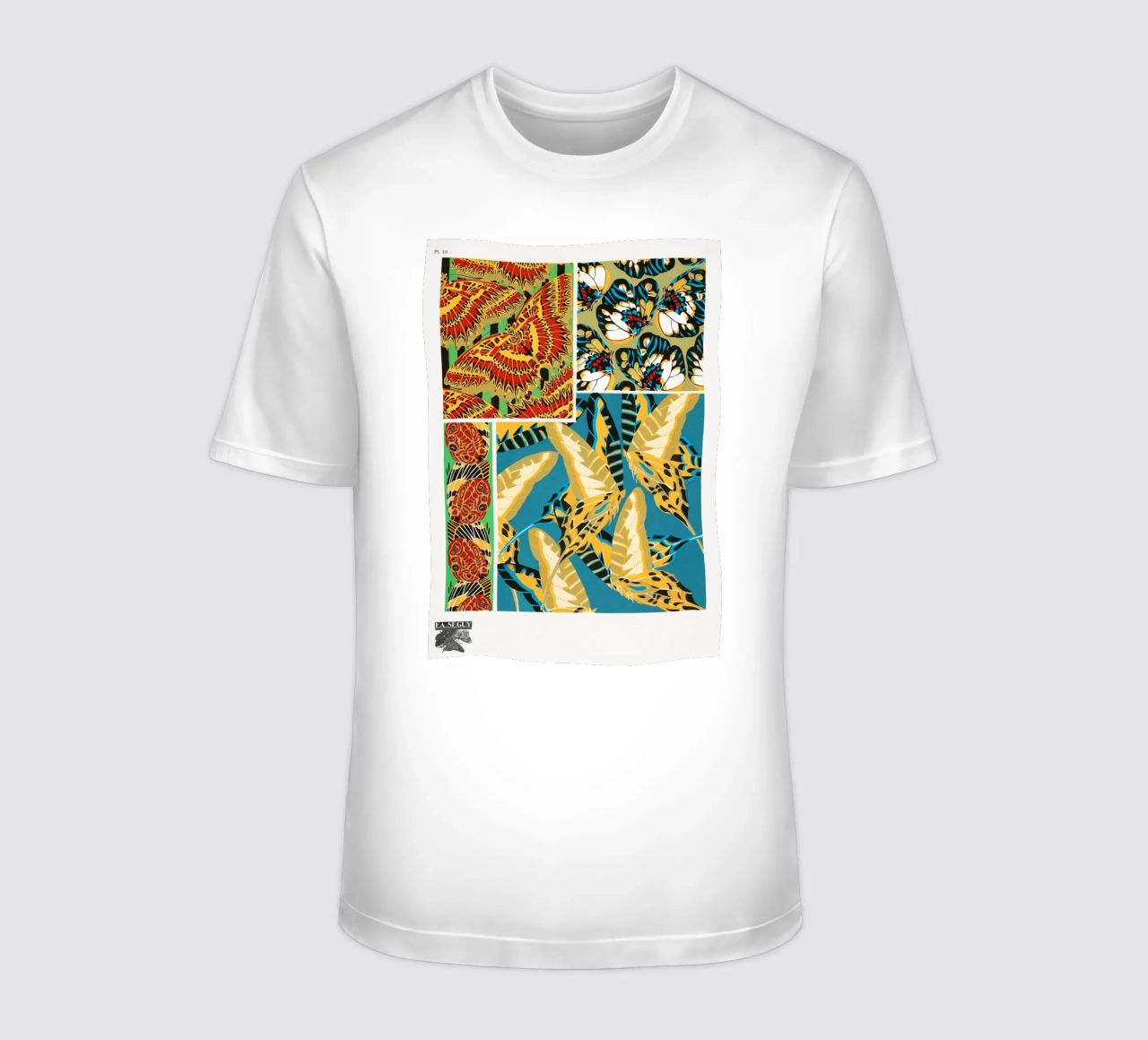E.A. Séguy - 1925 Art Deco Butterflies Pattern from Papillon t-shirt by ClubArt