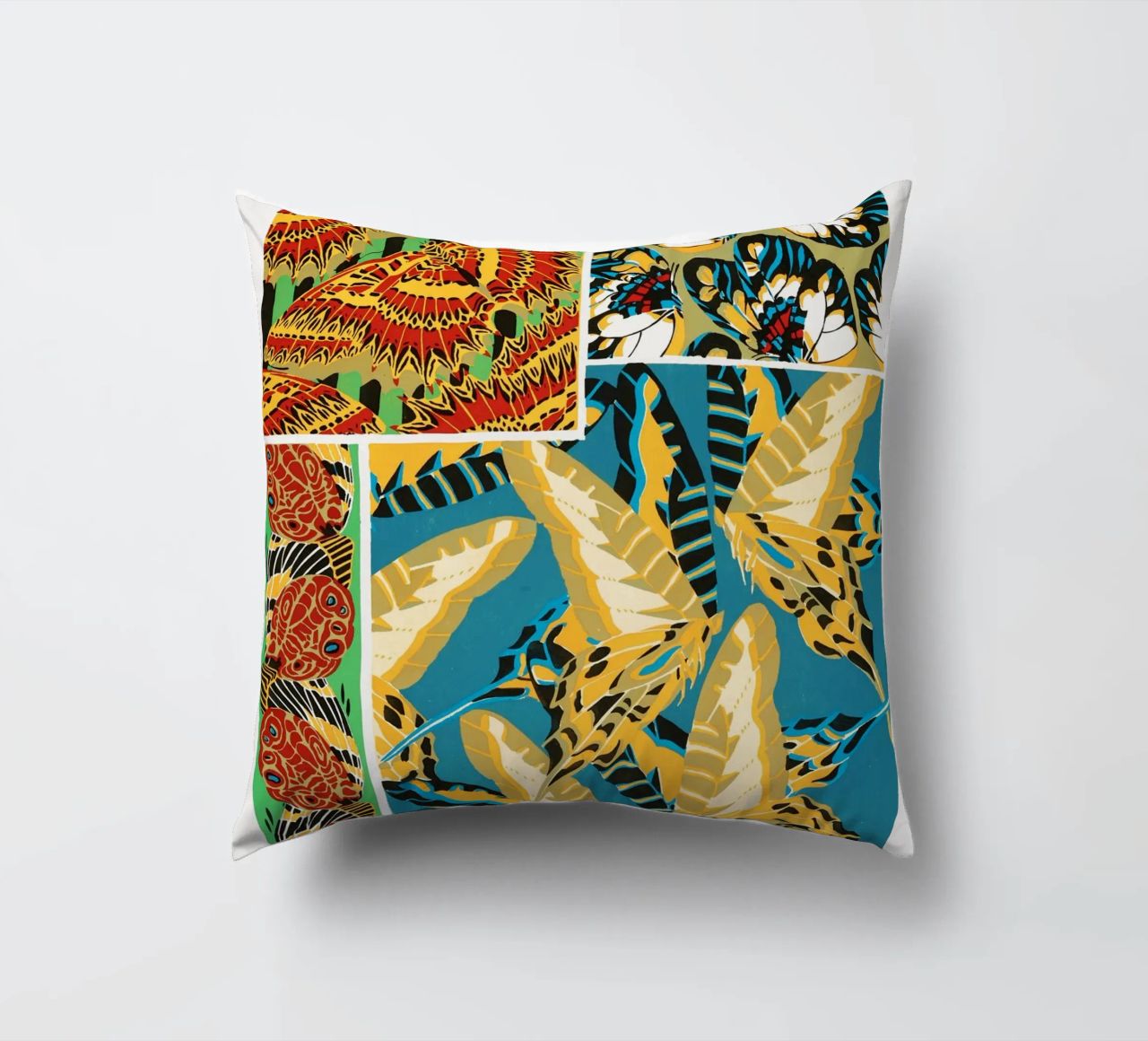 E.A. Séguy - 1925 Art Deco Butterflies Pattern from Papillon decorative cushion by ClubArt