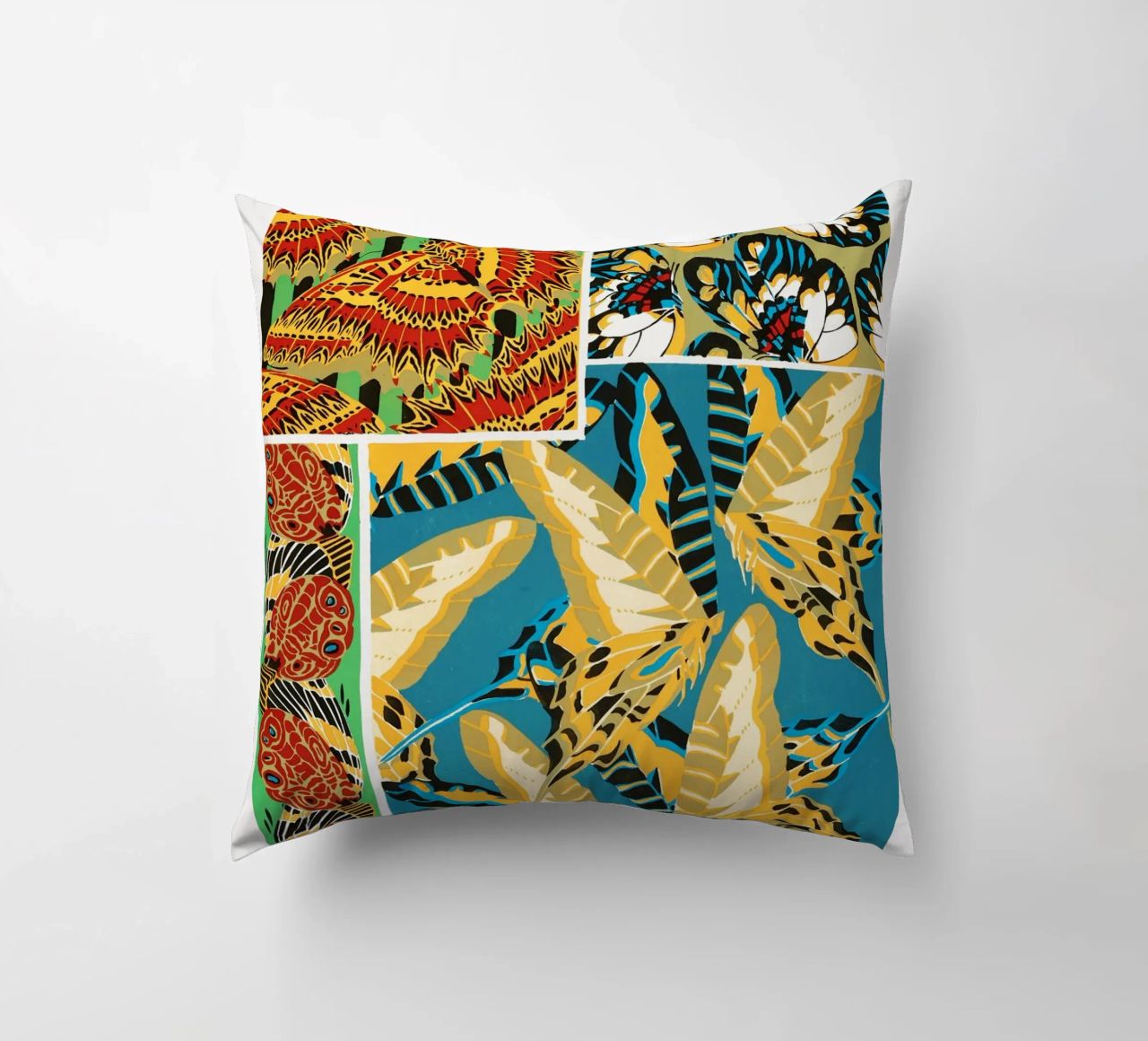E.A. Séguy - 1925 Art Deco Butterflies Pattern from Papillon decorative cushion by ClubArt
