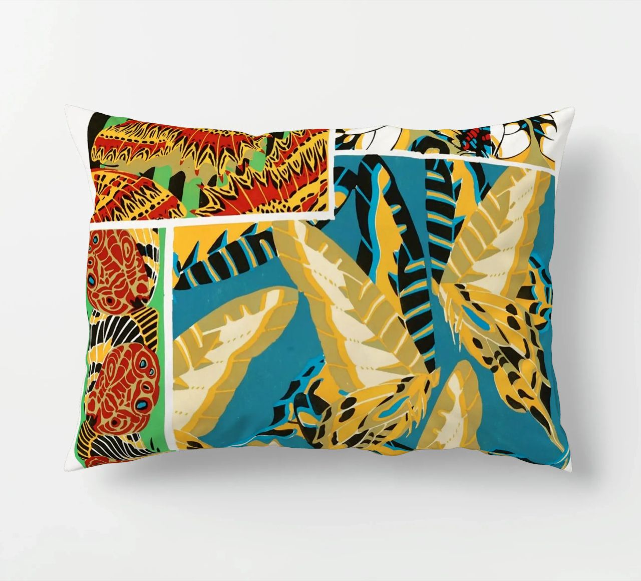 E.A. Séguy - 1925 Art Deco Butterflies Pattern from Papillon decorative cushion by ClubArt