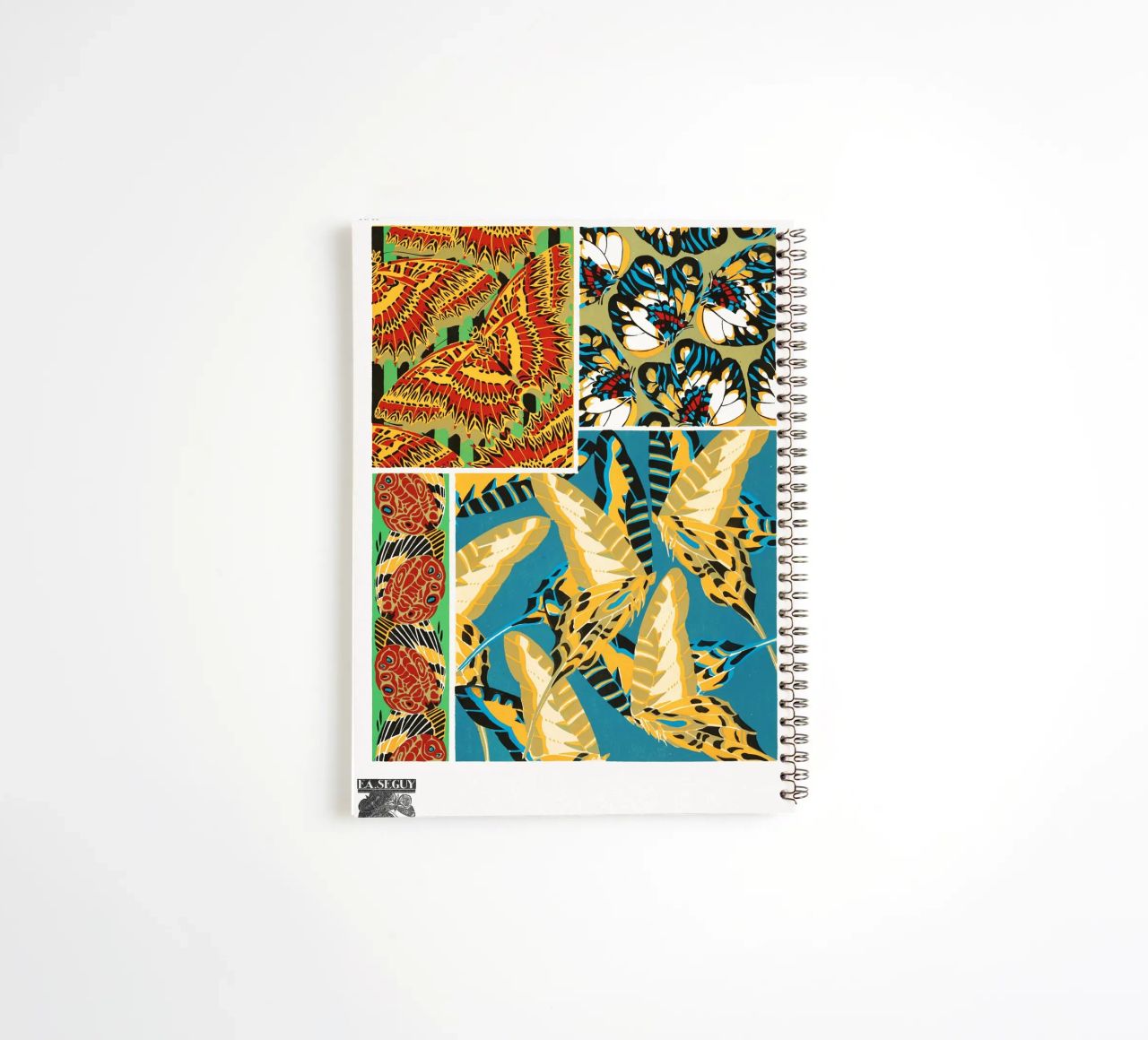 E.A. Séguy - 1925 Art Deco Butterflies Pattern from Papillon spiral notebook by ClubArt