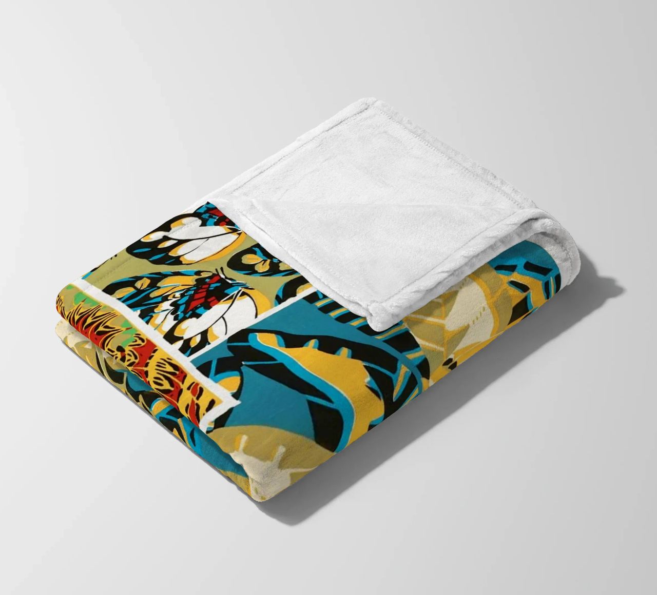 E.A. Séguy - 1925 Art Deco Butterflies Pattern from Papillon fleece blanket by ClubArt
