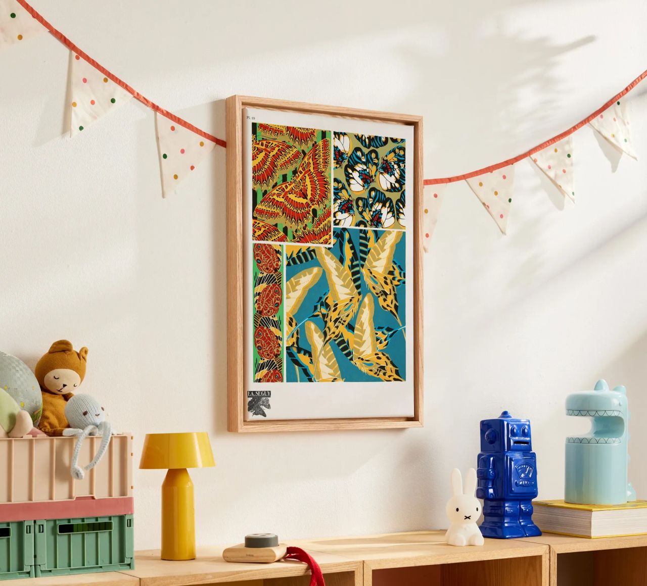 E.A. Séguy - 1925 Art Deco Butterflies Pattern from Papillon canvas by ClubArt
