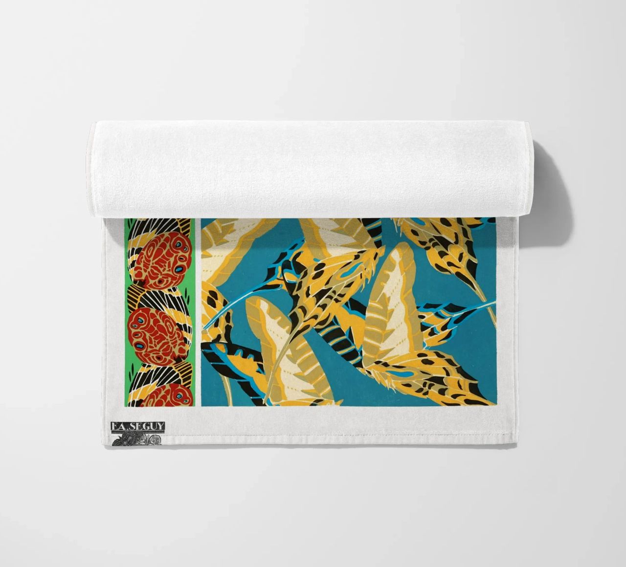 E.A. Séguy - 1925 Art Deco Butterflies Pattern from Papillon beach towel by ClubArt