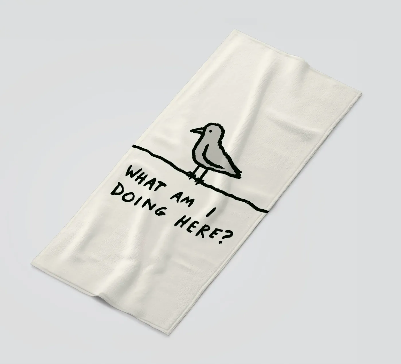 The Existential Perch strandhanddoek van ramosashop