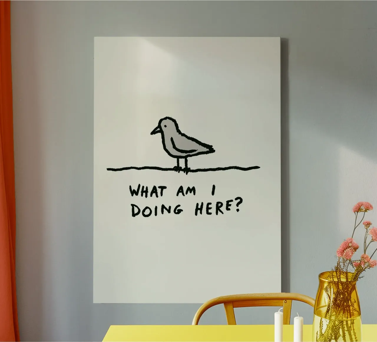 The Existential Perch tela da ramosashop