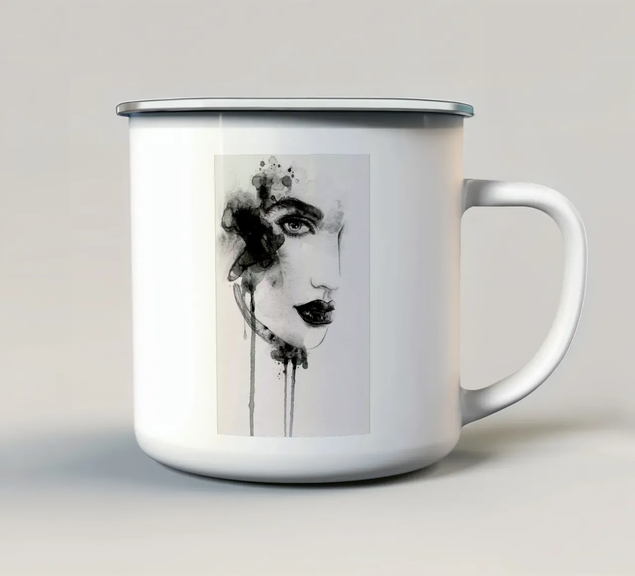 Rosemary 2 tazza in smalto da Graphite