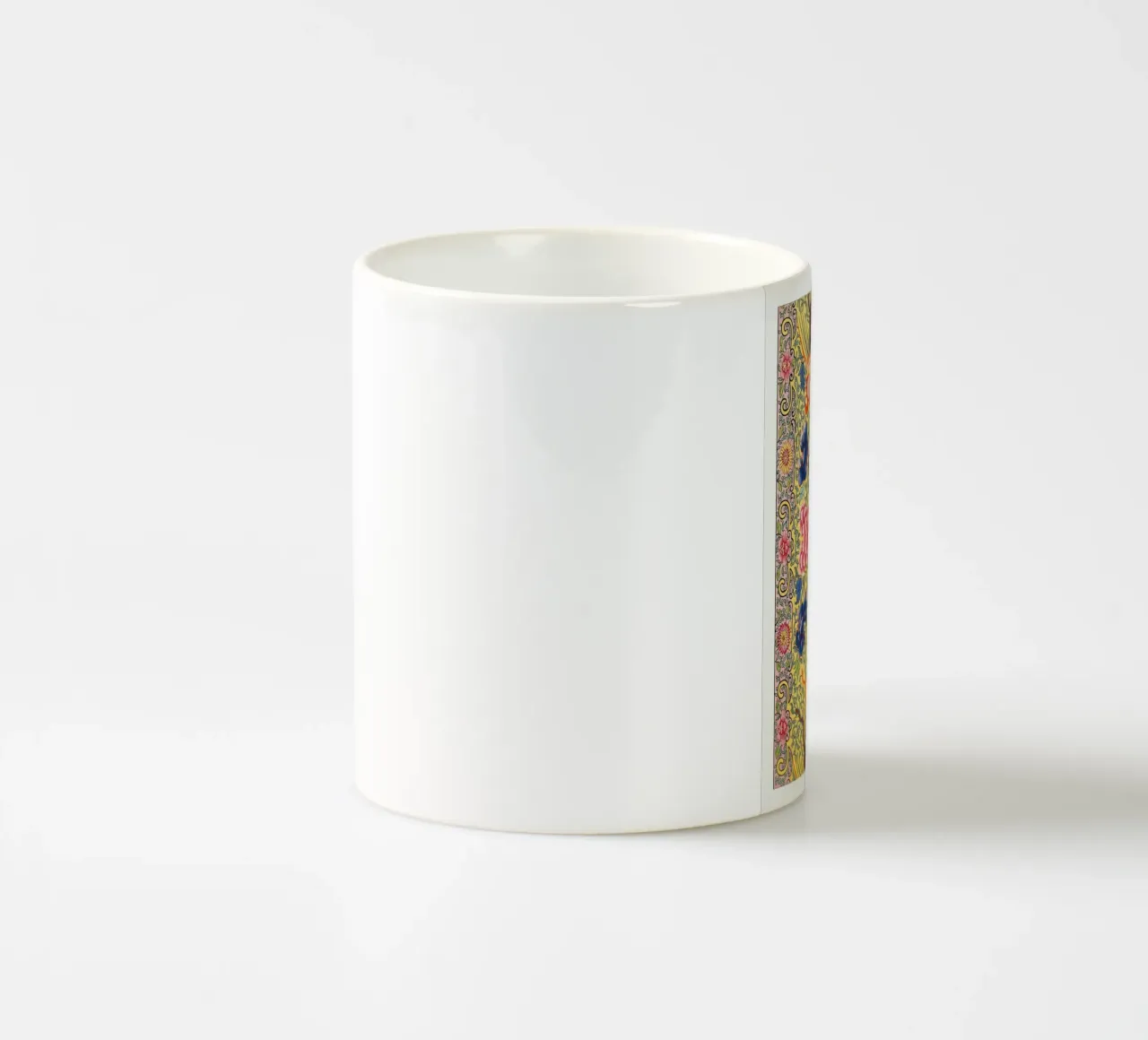Owen Jones - Estampado de flores chinas y estampado de fénix taza de cerámica de ClubArt