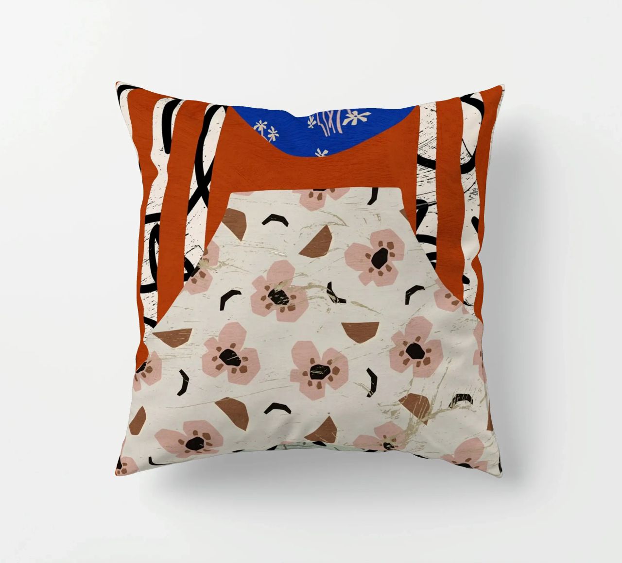 Pottery Poem No 11 decorative cushion by treechild