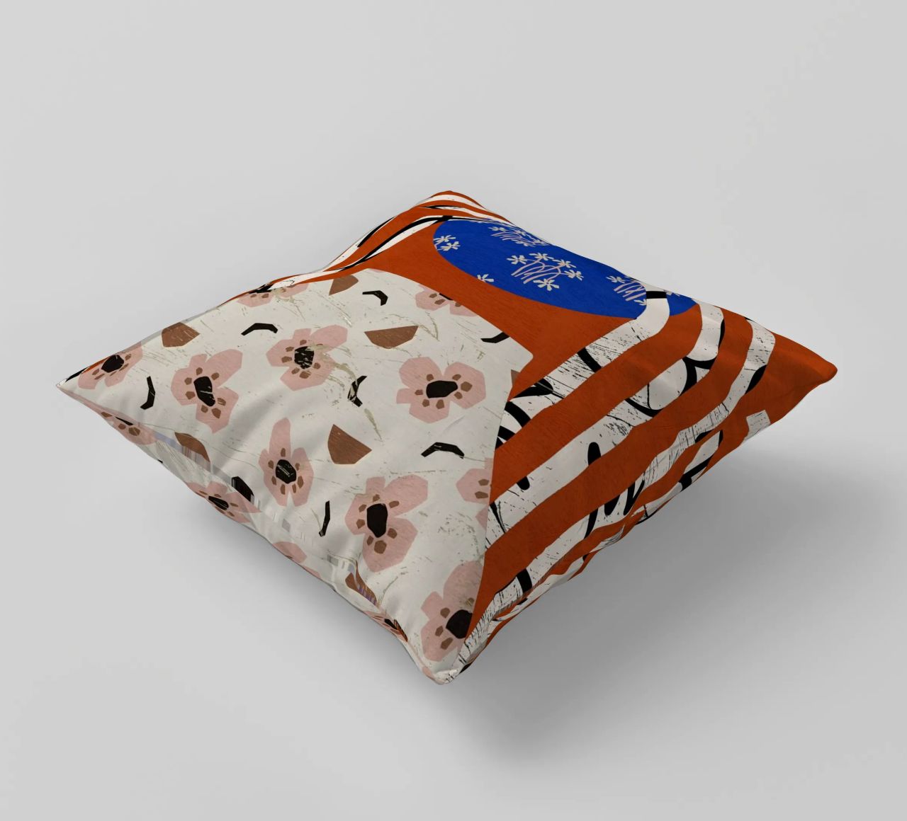 Pottery Poem No 11 decorative cushion by treechild