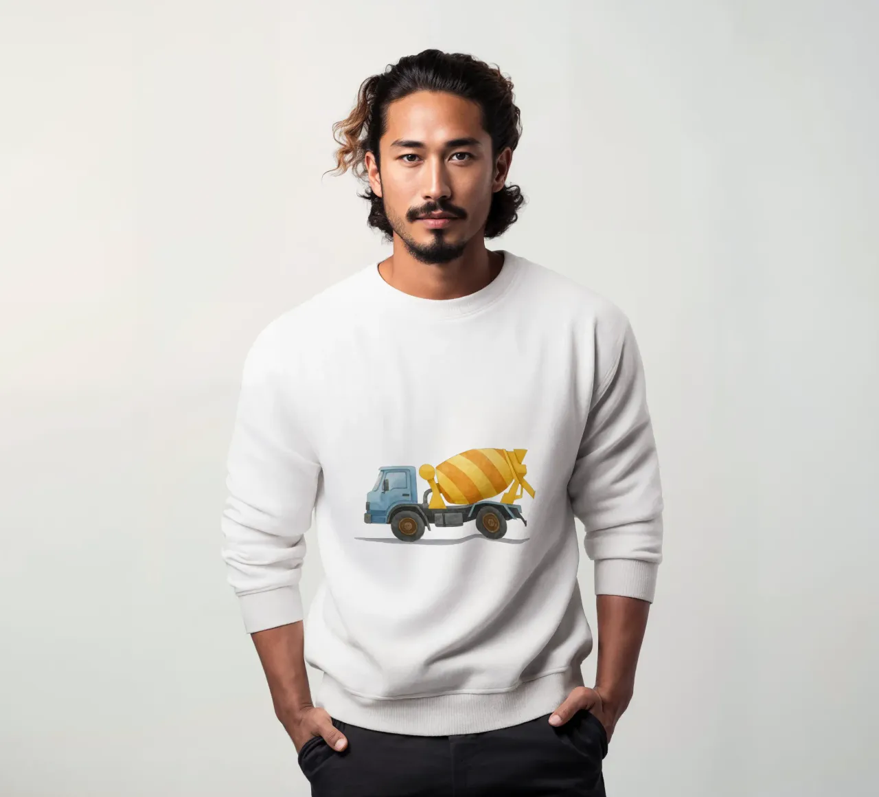 Mix & Roll - L'eroe colorato del calcestruzzo felpa da KidzStudio