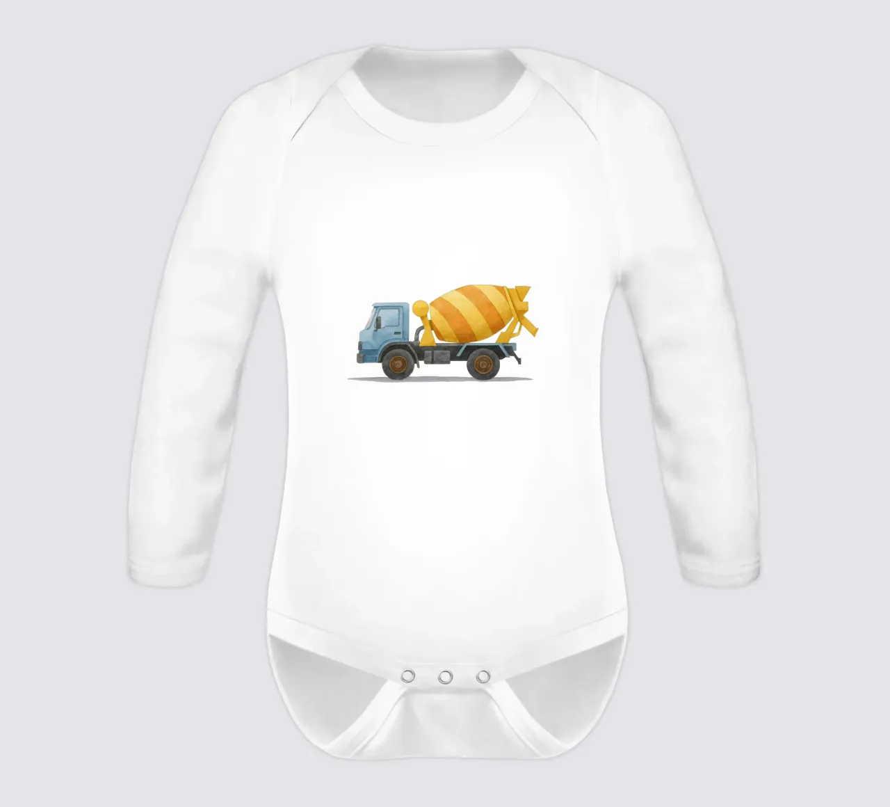 Mix & Roll - L'eroe colorato del calcestruzzo body neonato maniche lunghe da KidzStudio