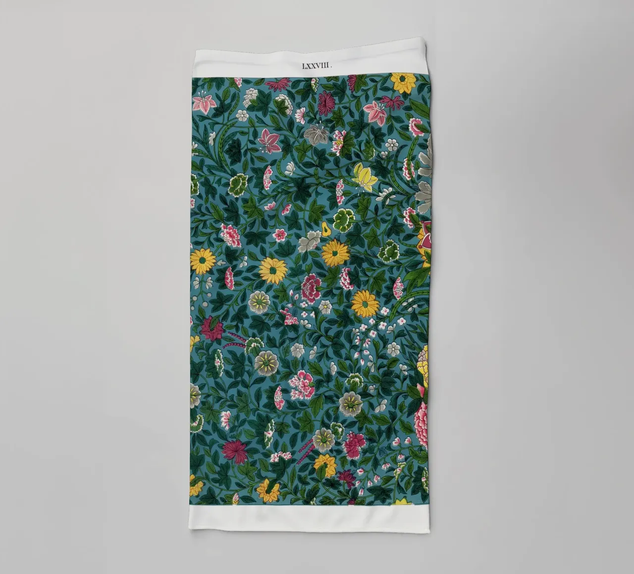 Vibrant Green Botanical Pattern - William Morris Style towel by ClubArt