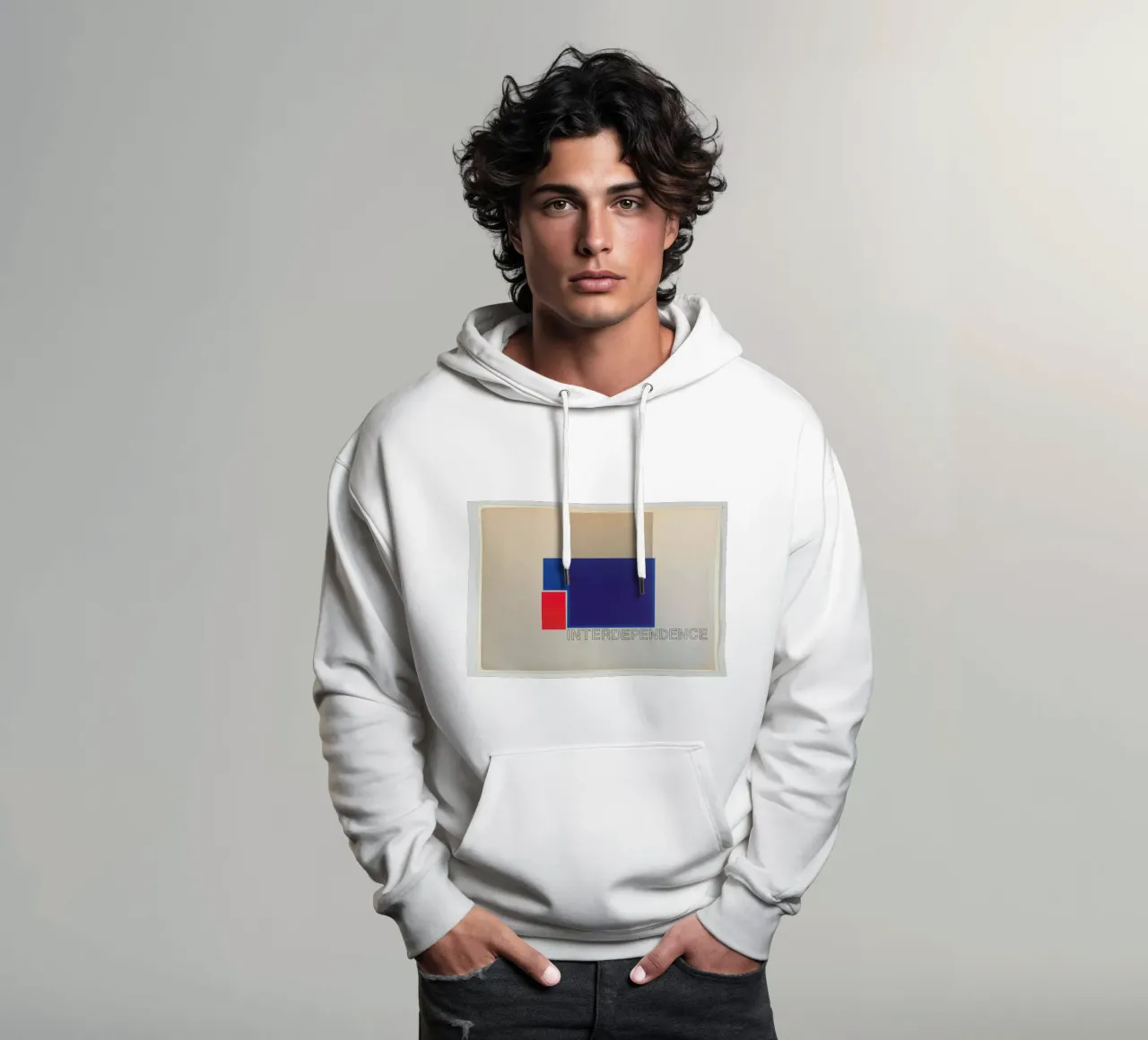 Interdependence 13 felpa con cappuccio da Joachim Høst