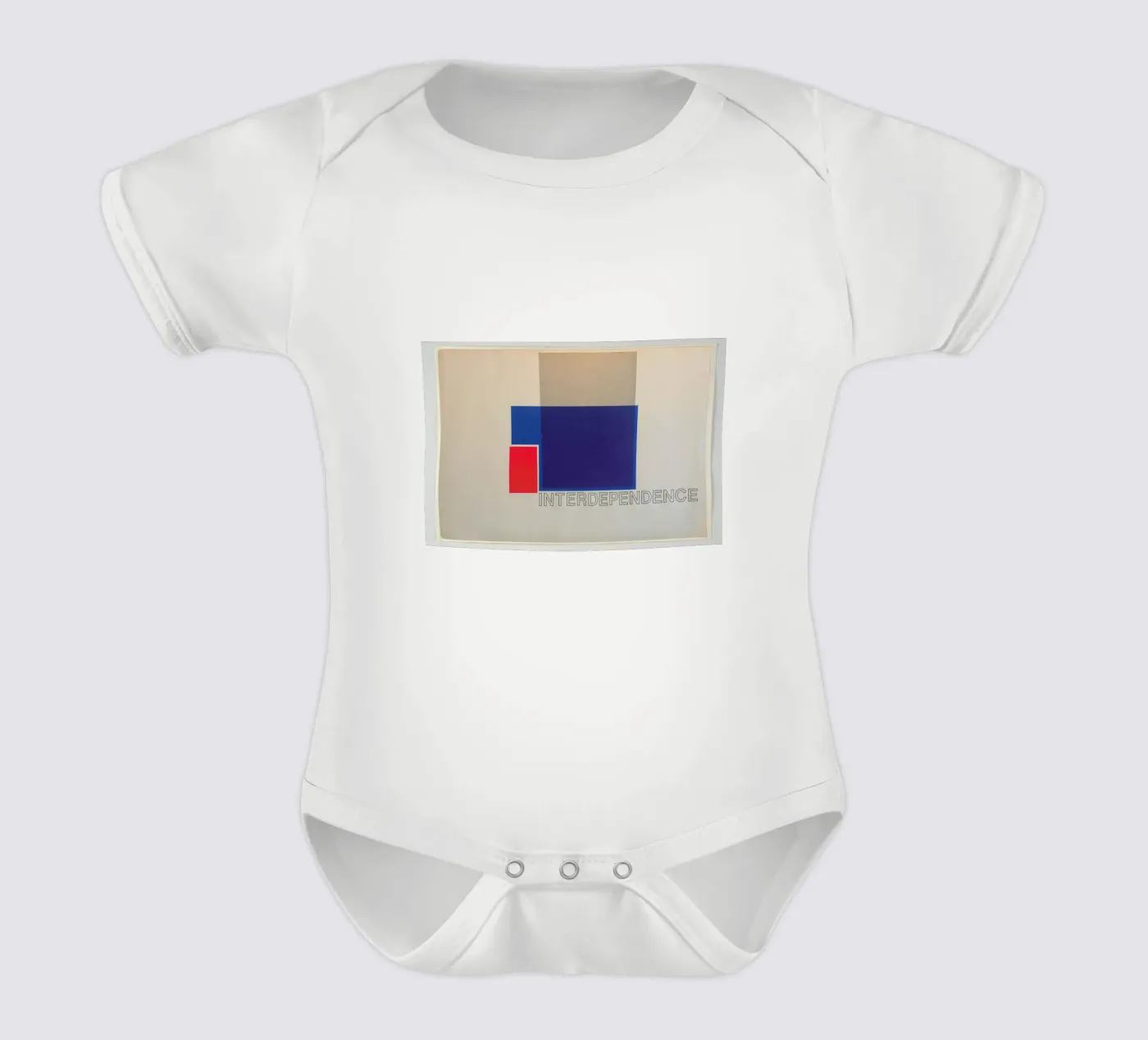 Interdependence 13 short-sleeve baby romper by Joachim Høst