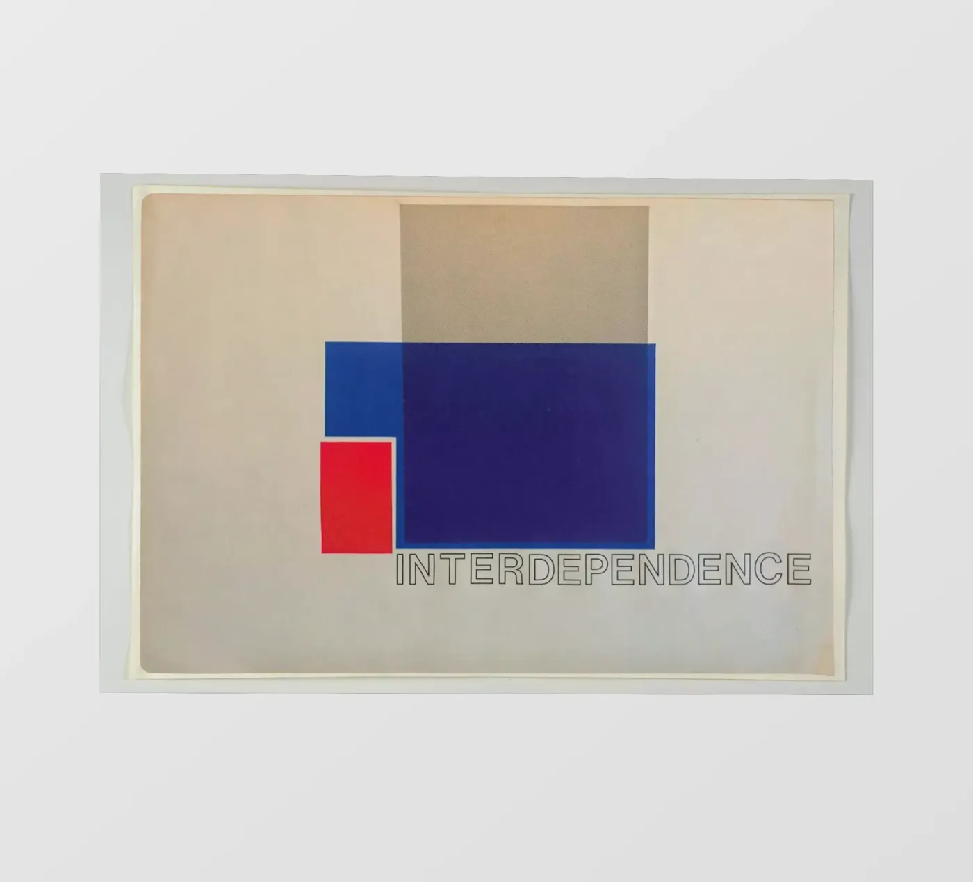 Interdependence 13 backlit folie van Joachim Høst