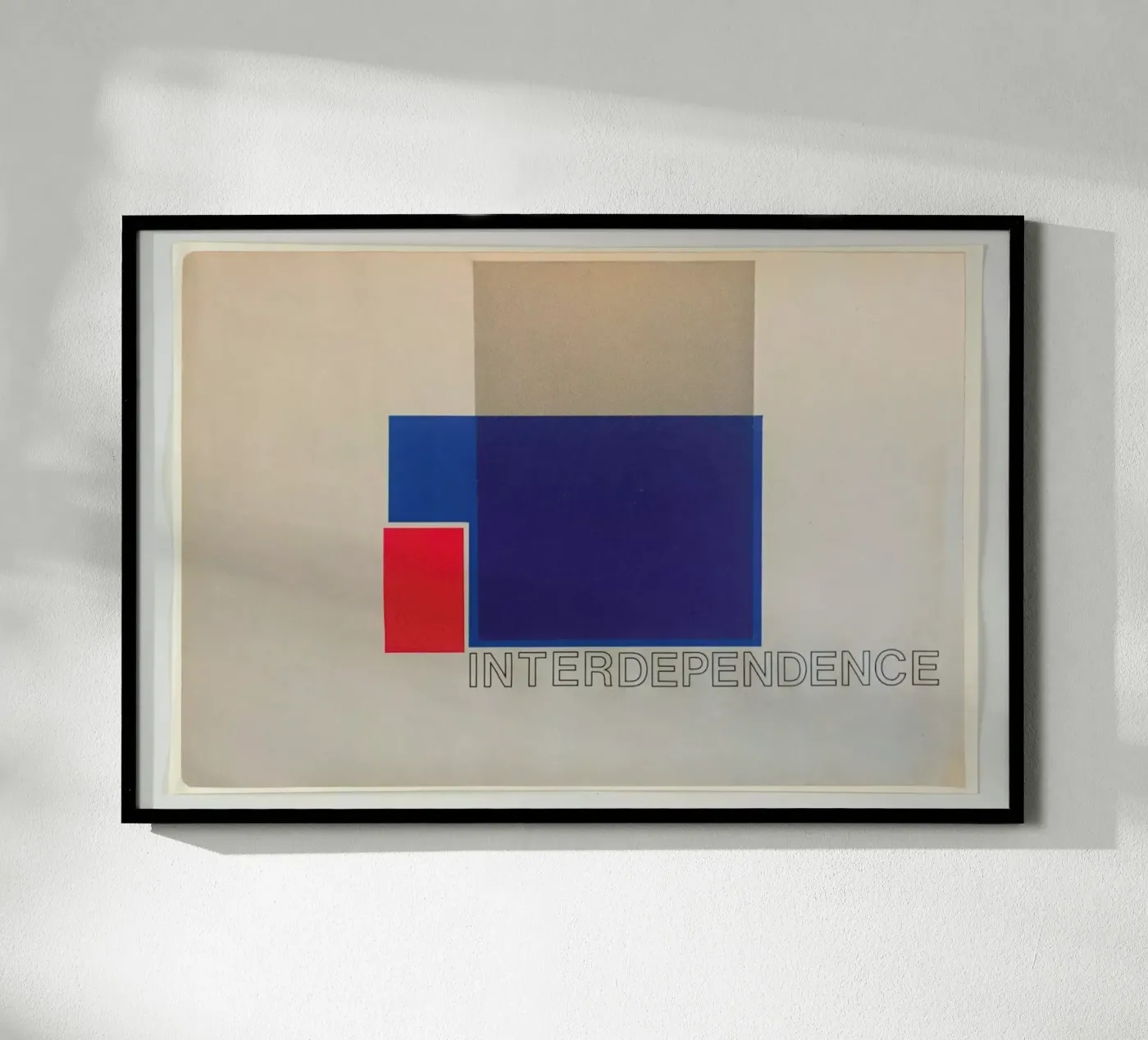 Interdependence 13 poster van Joachim Høst