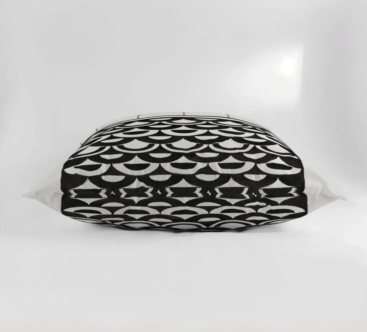 De Mesquita - "Ornament of Scales" 1878 Abstract Pattern decorative cushion by ClubArt