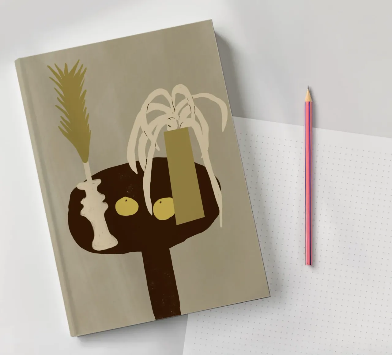 Still life on the table notebook by Little Dean
