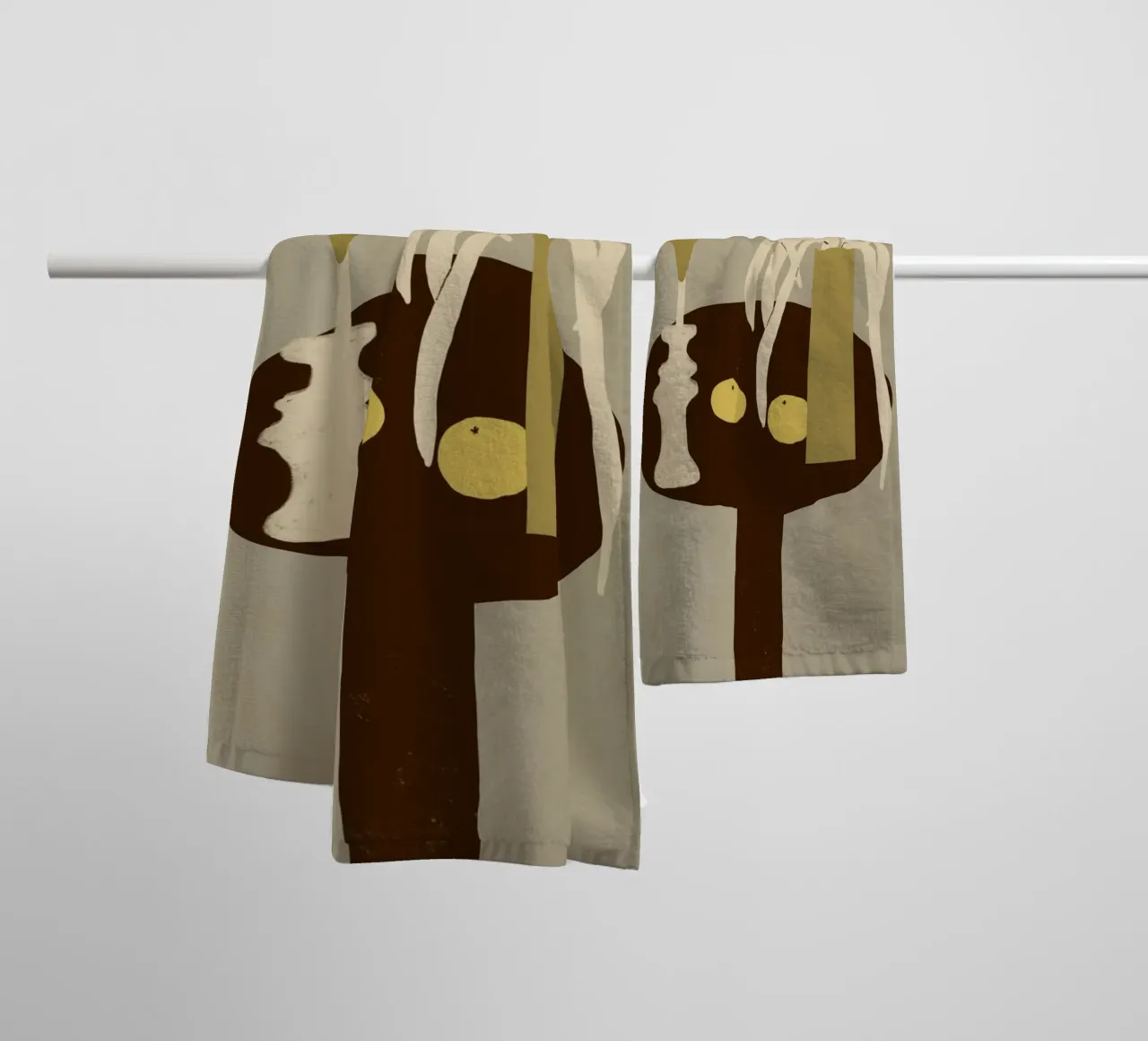 Still life on the table towel by Little Dean