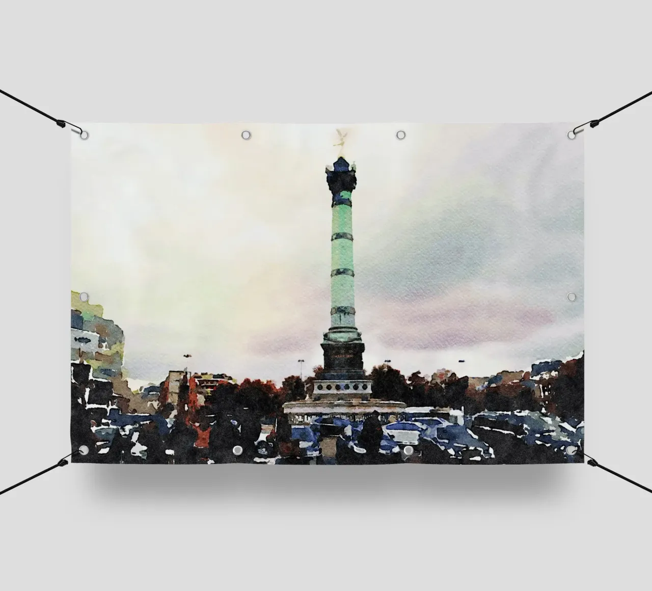 Parigi telo in pvc da Massimo Frascogna