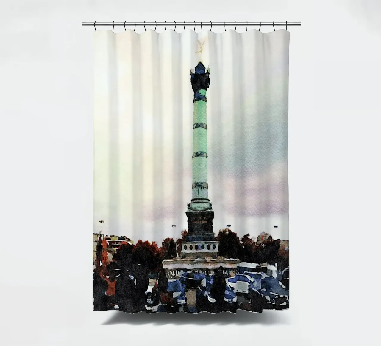 París cortina de baño de Massimo Frascogna