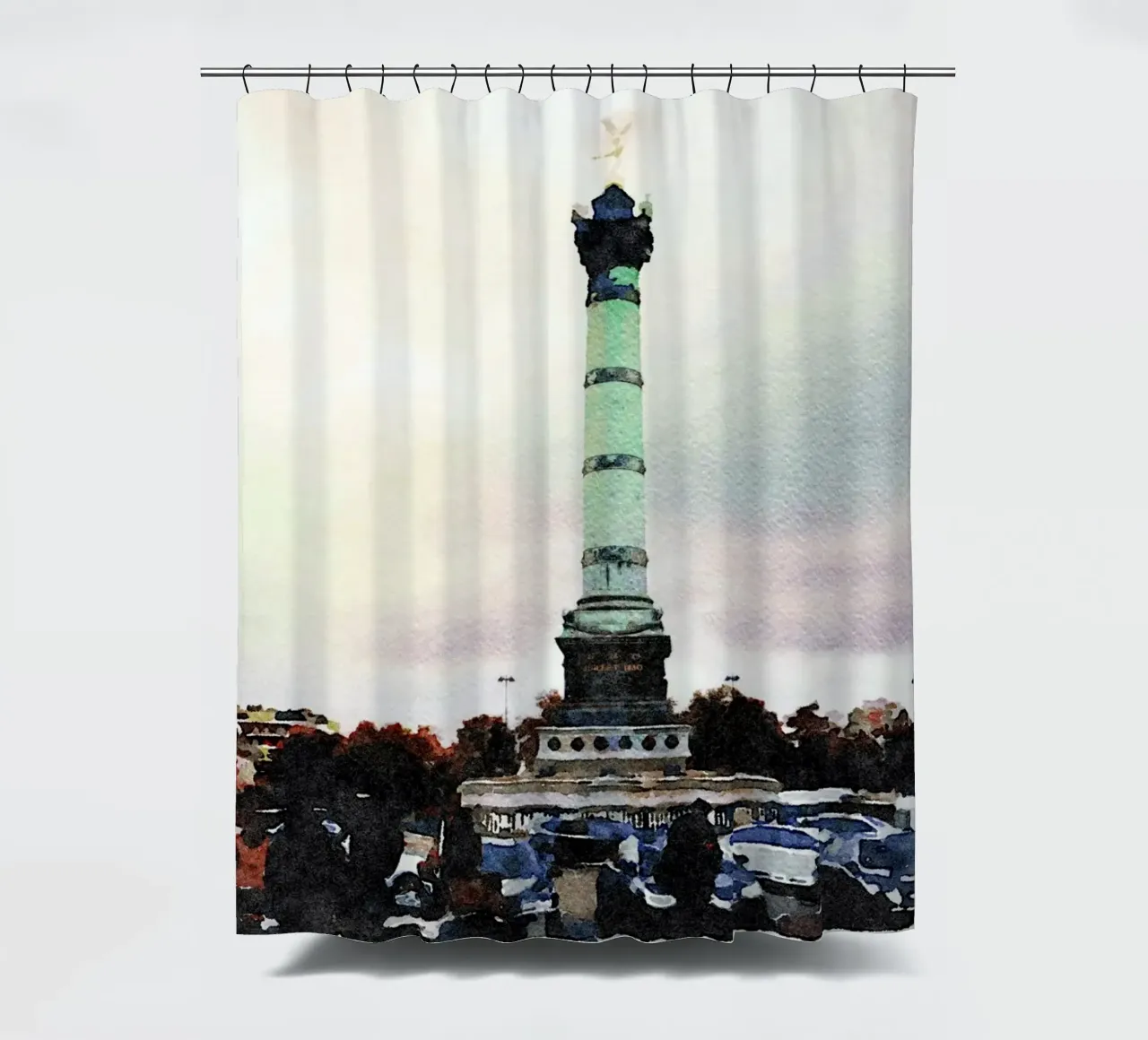 París cortina de baño de Massimo Frascogna