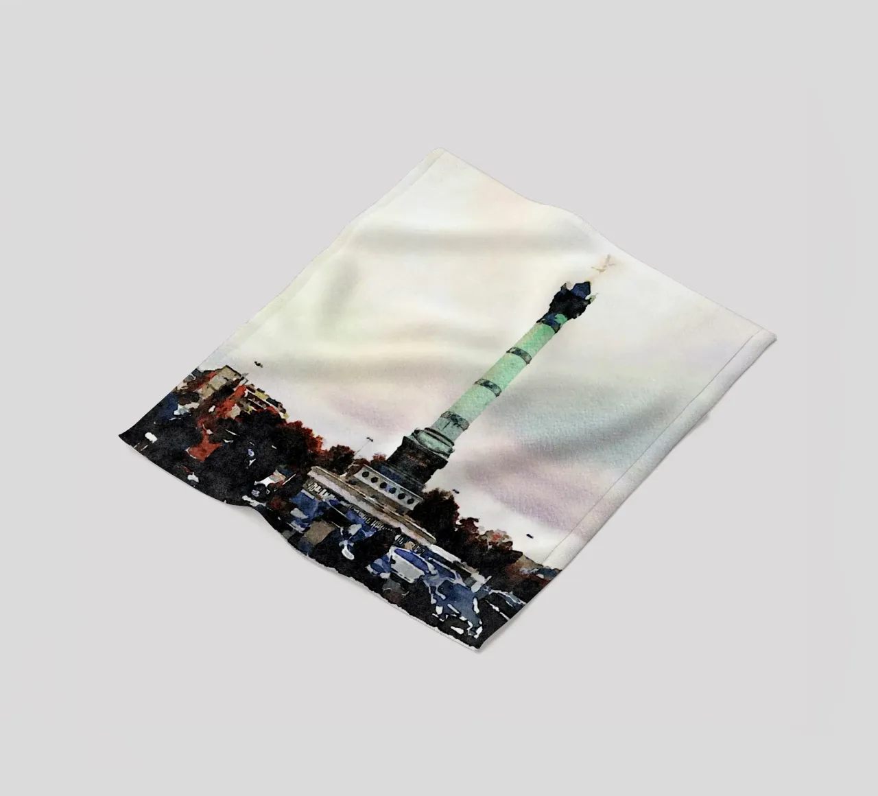 Parigi coperta in pile da Massimo Frascogna