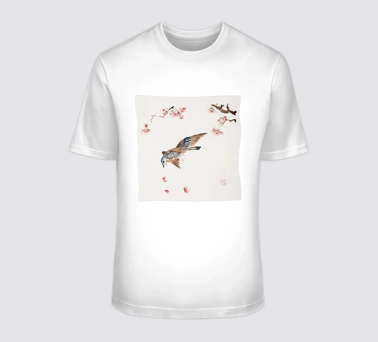 Hu Zhengyan - Shi Zhu Zhai Bird & Blossoms Art Print t-shirt by ClubArt
