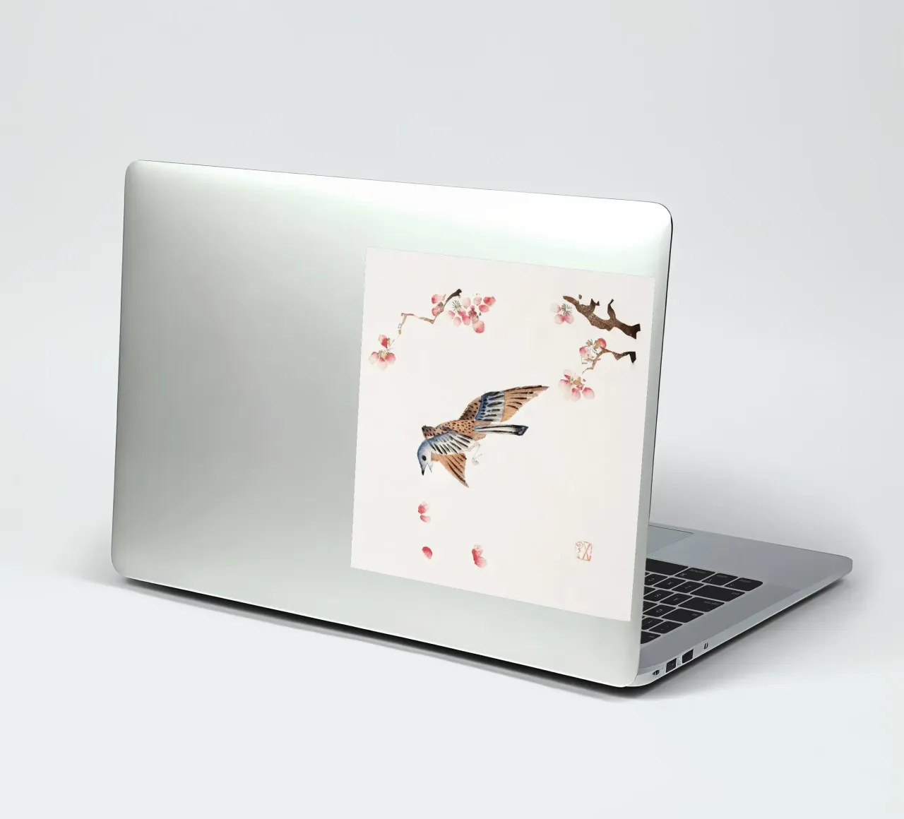 Hu Zhengyan - Shi Zhu Zhai Bird & Blossoms Kunstdruck Sticker von ClubArt