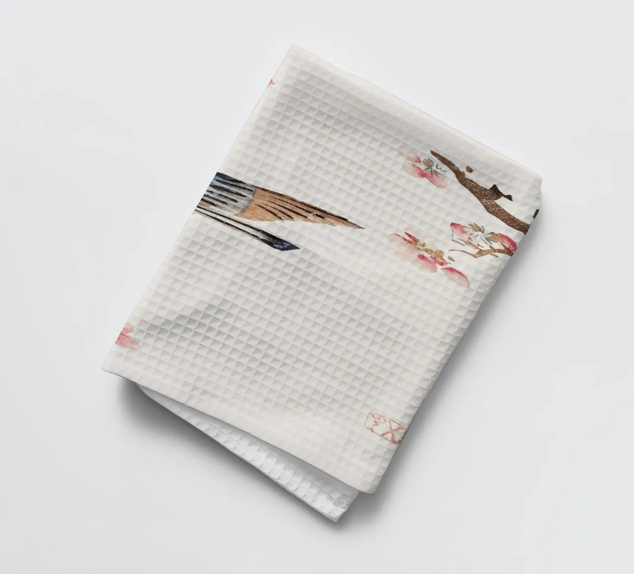 Hu Zhengyan - Shi Zhu Zhai Bird & Blossoms Art Print torchon de ClubArt