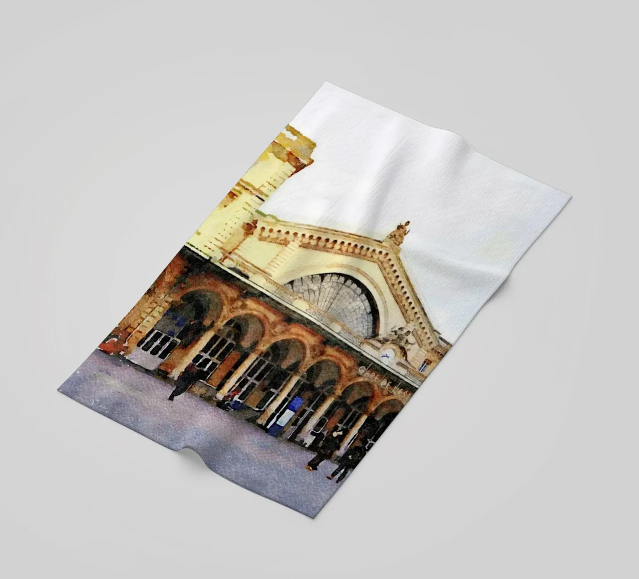 Paris beach towel by Massimo Frascogna