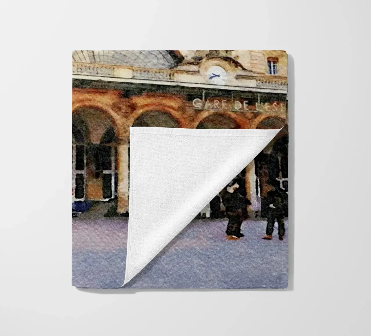 Paris beach towel by Massimo Frascogna