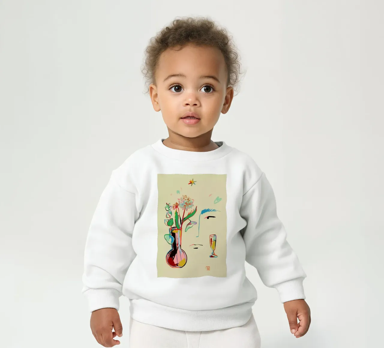 Make A Wish baby sweatshirt van Sandra Poliakov