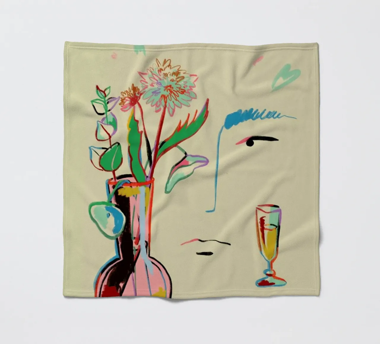 Make A Wish coperta in pile da Sandra Poliakov