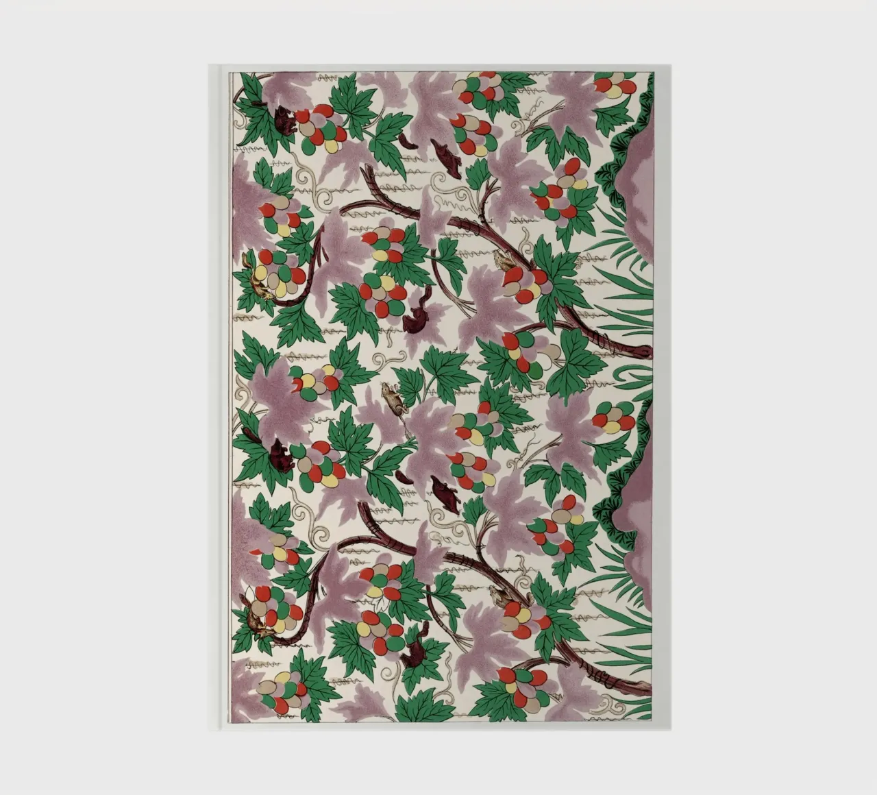 Owen Jones - Vibrant Chinese Botanical Print "Bloomcraft notebook by ClubArt