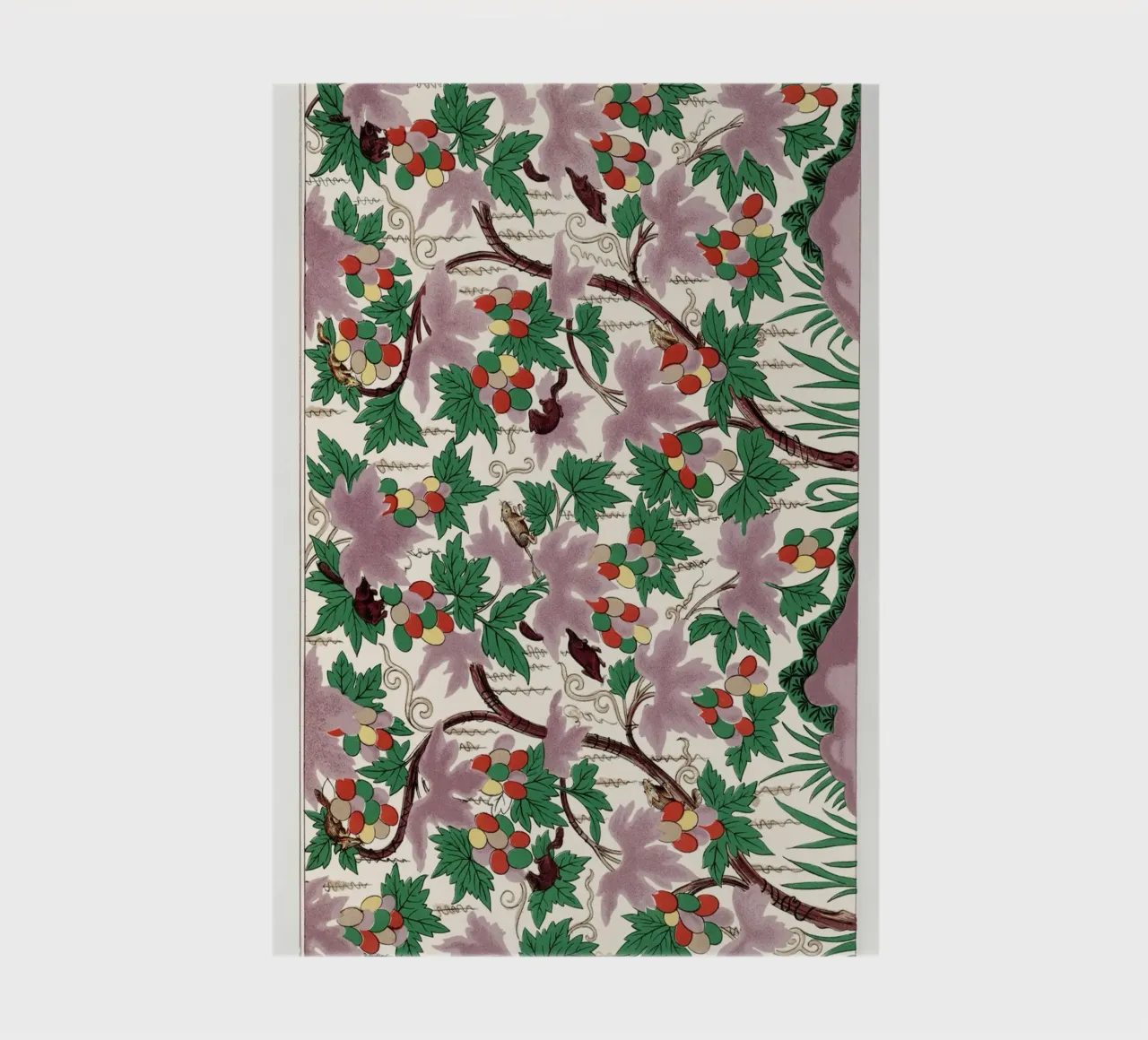 Owen Jones - Vibrant Chinese Botanical Print "Bloomcraft notebook by ClubArt