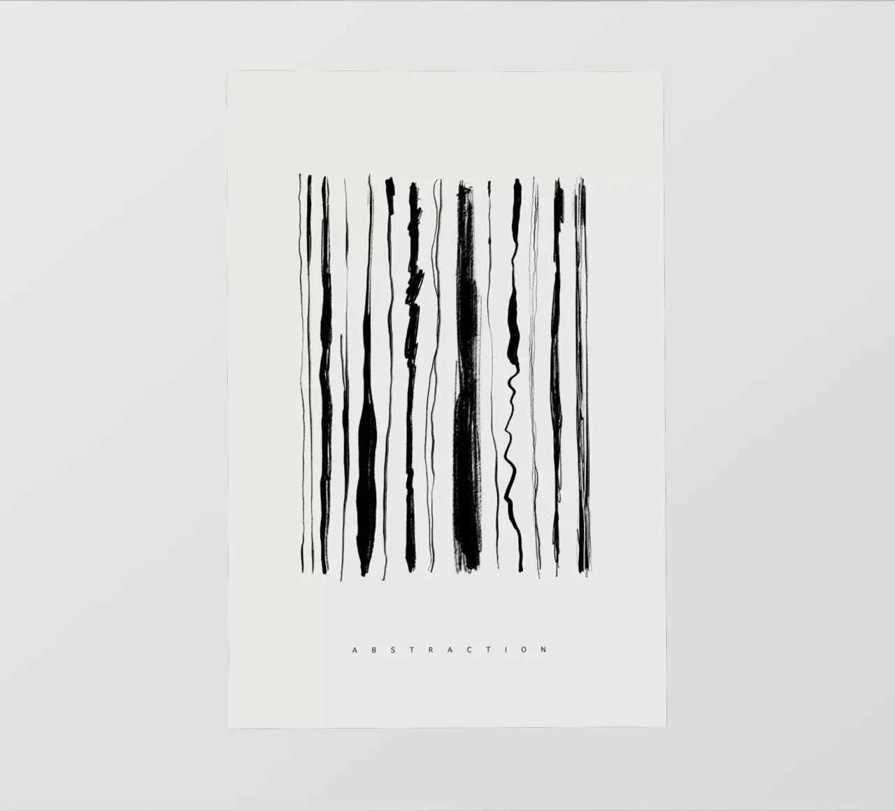 Abstraction 2 telo in pvc da Graphite