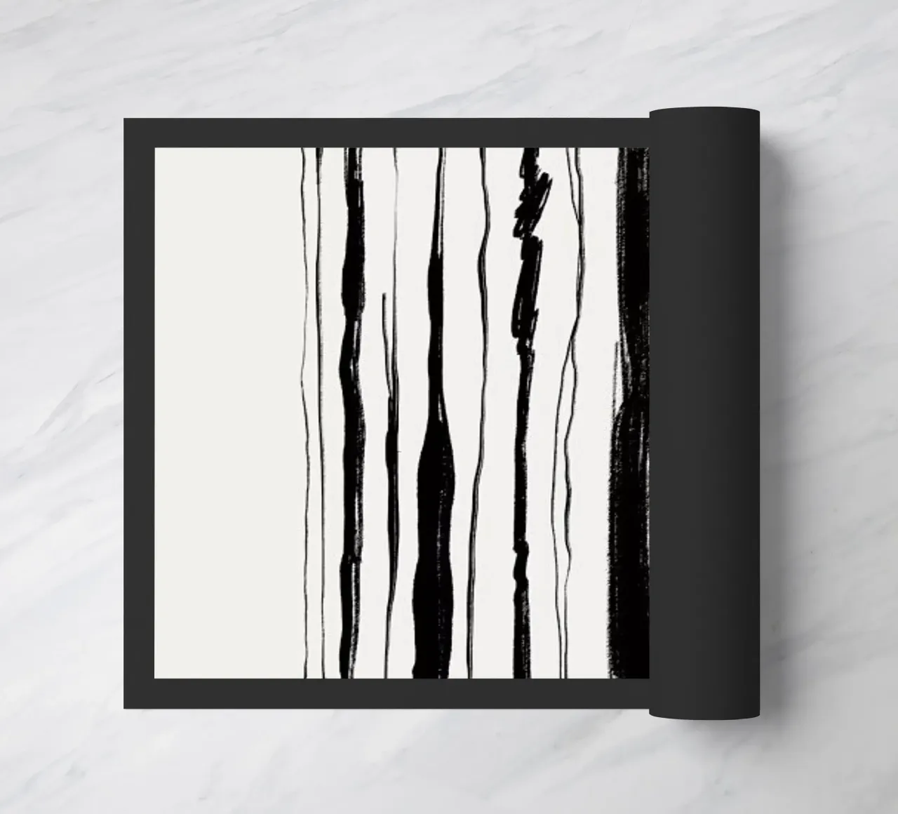 Abstraction 2 paillasson de Graphite