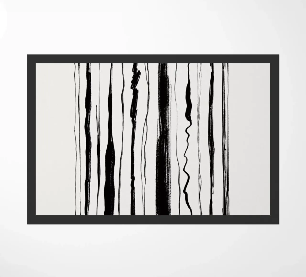 Abstraction 2 paillasson de Graphite